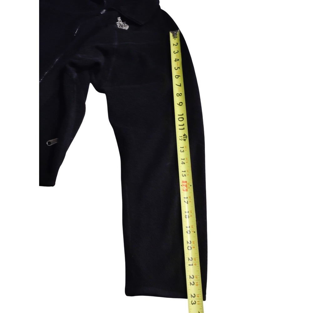 The North Face Black‎ Fleece Zip Up Jacket Men's Size Medium - Picture 5 of 7